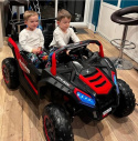 Autko na akumulator MEGA Buggy ATV Racing 4x4 Czerwony 24V 22Ah