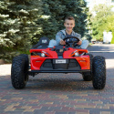 Wielkie BUGGY 2os. GENERAL do 150KG gokart do 25km/h Czarny