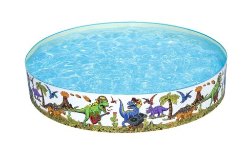 Basen rozporowy Dinozaury dla dzieci 3+ BESTWAY 244x46cm Winyl + PCV
