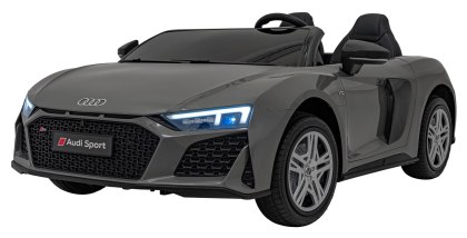 Wielkie auto na akumulator Audi Spyder R8 2x200W 24V 14Ah LIFT Szary