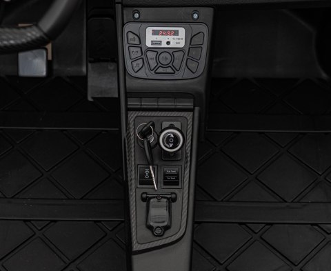 Wielkie auto na akumulator Audi Spyder R8 2x200W 24V 14Ah LIFT Żółty