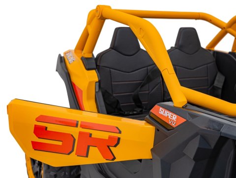 Auto na akumulator Buggy SR SUPER 66 24V 4x4 Żółty
