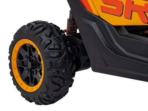 Auto na akumulator Buggy SR SUPER 66 24V 4x4 Żółty