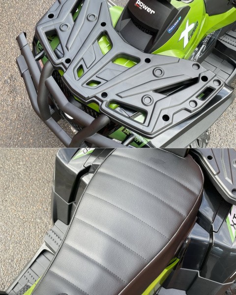 DUŻY QUAD XT-SPEED 4x80W 24V7Ah 60kg Zielony