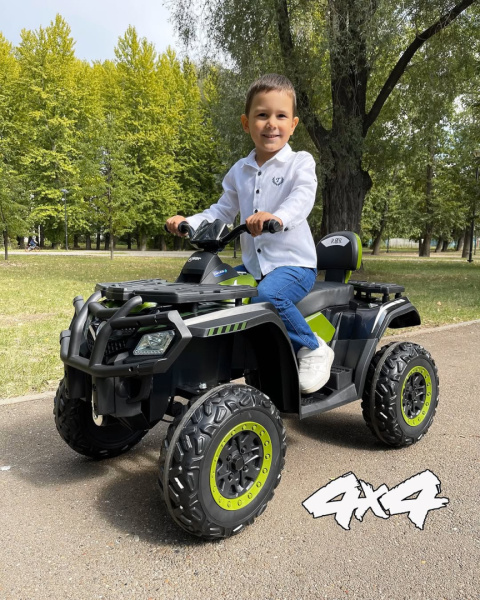 DUŻY QUAD XT-SPEED 4x80W 24V7Ah 60kg Zielony