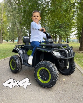 DUŻY QUAD XT-SPEED 4x80W 24V7Ah 60kg Zielony