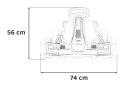 Pojazd Gokart Audi z Funkcją Driftu Biały