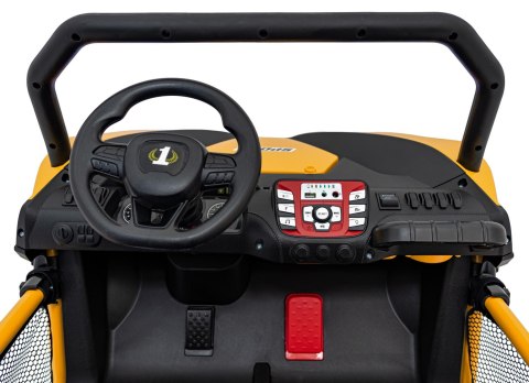 Auto na akumulator Buggy FASTER 24V 300W Żółty