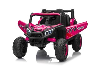 Autko na akumulator Buggy Madman UTV-MX 4x4 Różowy 12V14Ah