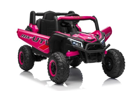 Autko na akumulator Buggy Madman UTV-MX 4x4 Różowy 12V14Ah