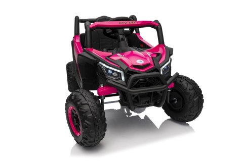 Autko na akumulator Buggy Madman UTV-MX 4x4 Różowy 12V14Ah