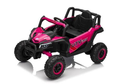 Autko na akumulator Buggy Madman UTV-MX 4x4 Różowy 12V14Ah