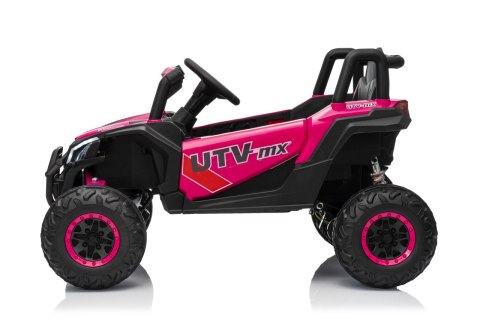 Autko na akumulator Buggy Madman UTV-MX 4x4 Różowy 12V14Ah