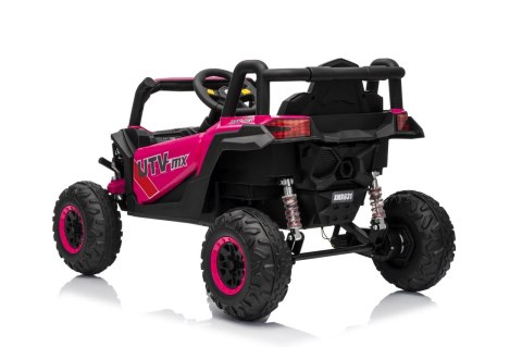 Autko na akumulator Buggy Madman UTV-MX 4x4 Różowy 12V14Ah