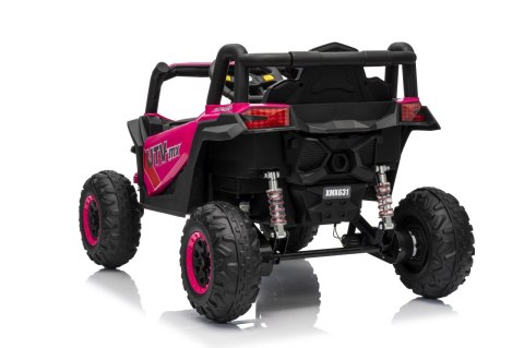 Autko na akumulator Buggy Madman UTV-MX 4x4 Różowy 12V14Ah