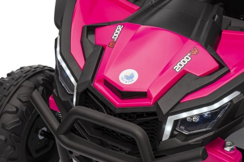 Autko na akumulator Buggy Madman UTV-MX 4x4 Różowy 12V14Ah