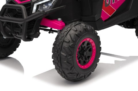 Autko na akumulator Buggy Madman UTV-MX 4x4 Różowy 12V14Ah