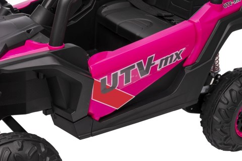 Autko na akumulator Buggy Madman UTV-MX 4x4 Różowy 12V14Ah