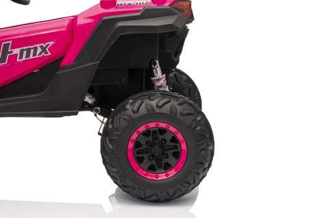 Autko na akumulator Buggy Madman UTV-MX 4x4 Różowy 12V14Ah
