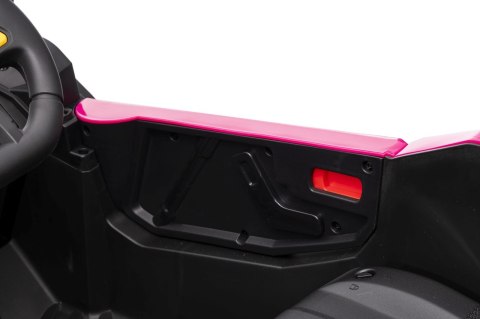 Autko na akumulator Buggy Madman UTV-MX 4x4 Różowy 12V14Ah