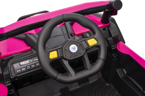 Autko na akumulator Buggy Madman UTV-MX 4x4 Różowy 12V14Ah