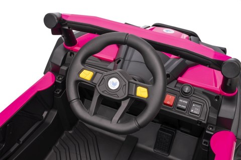 Autko na akumulator Buggy Madman UTV-MX 4x4 Różowy 12V14Ah