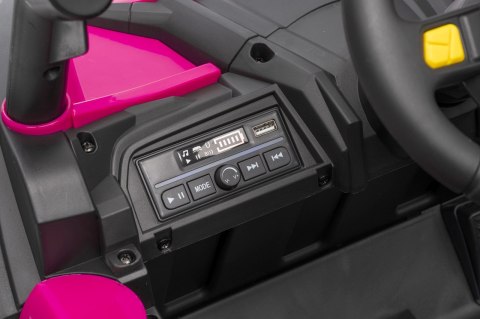 Autko na akumulator Buggy Madman UTV-MX 4x4 Różowy 12V14Ah