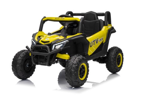 Autko na akumulator Buggy Madman UTV-MX 4x4 Żółty