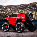 Wielki JEEP do 100KG Monster KING 4x4 + PILOT MP3 ŚWIATŁA