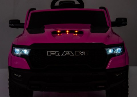 Auto na akumulator DODGE RAM 4x4 ZB618 Różowy