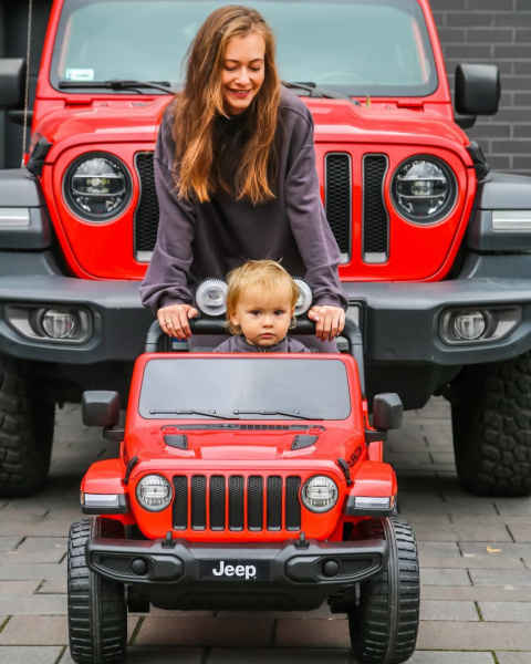 Auto na akumulator Jeep WRANGLER Rubicon 4x4 Czerwony