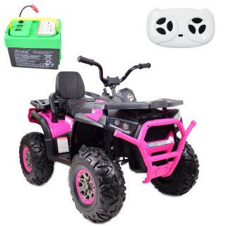 Mega wielki quad na akumulator z pilotem, 4x4, miękkie koła/xmx-607