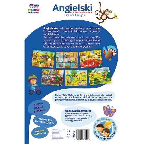 Gra Angielski dla przedszkolaka z Serii Mały Odkrywca 01949