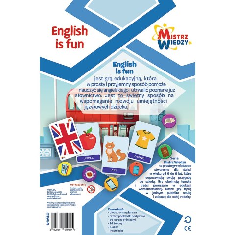 Gra English is Fun z Serii Mistrz Wiedzy 01954