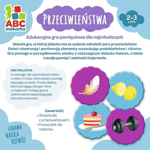 Gra Przeciwieństwa z Serii ABC Malucha 01943
