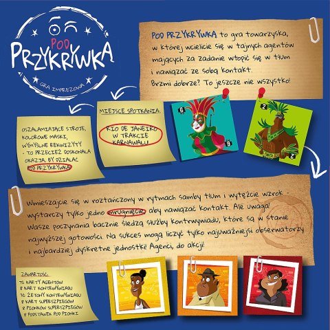 02354 "GRA - Pod przykrywką_high line" / Black Rock Games Wink 02354