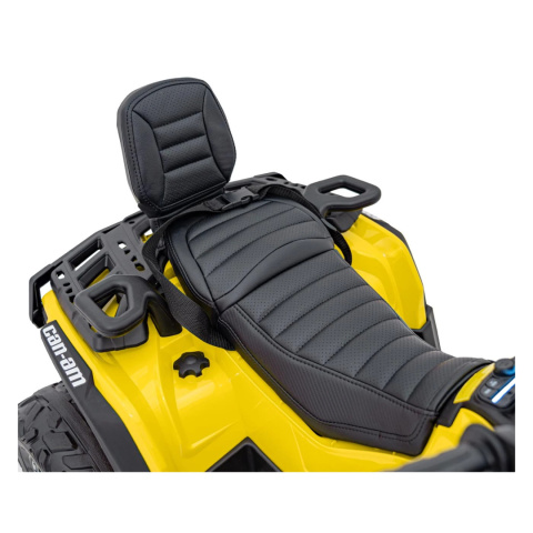 Quad Can Am Outlander 4x4 na akumulator 12V 14Ah + PILOT Żółty