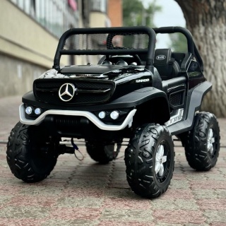 PREMIUM Auto na akumulator Mercedes BENZ UNIMOG STRONG4x4 24V10Ah + PILOT MP3 SKÓRA