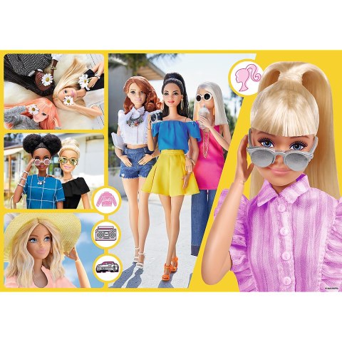 Puzzle - "100 Glitter" - Brokatowa Barbie / Mattel, Barbie 14830