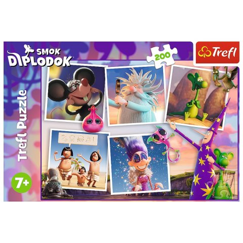 Puzzle - "200" - Przygody Smoka Diplodoka / Human Film Smok Diplodok 13322
