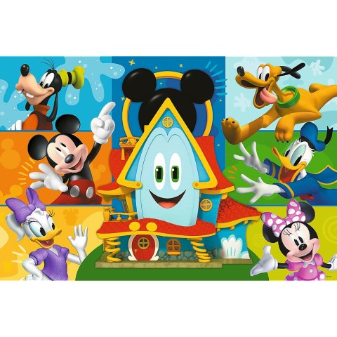 Puzzle - "24 Maxi" - Myszka Miki i przyjaciele / Disney Mickey Mouse Funhouse 14351