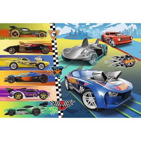 Puzzle - "24 Maxi" - Szybkie Hot Wheels / Mattel Hot Wheels 14362