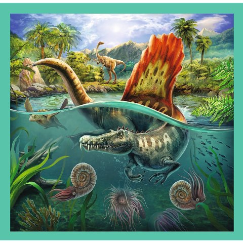 Puzzle - "3w1" - Niezwykły świat dinozaurów / Trefl 34837