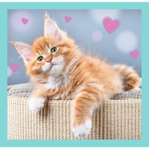 Puzzle - "3w1" - Słodkie zwierzaki / Trefl 34862