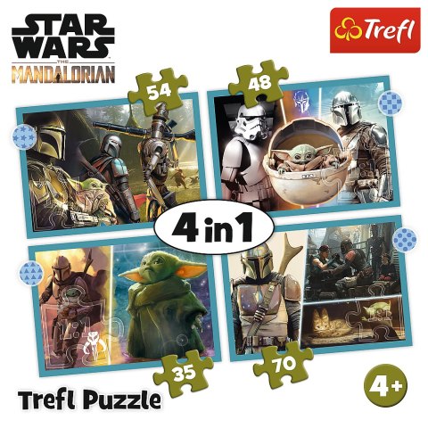Puzzle - "4w1" - Mandalorian / Lucasfilm Star Wars The Mandalorian 34397