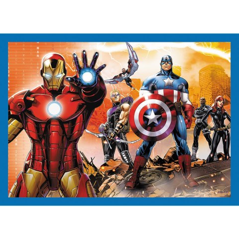 Puzzle - "4w1" - Odważni Avengersi / Disney Marvel The Avengers 34386