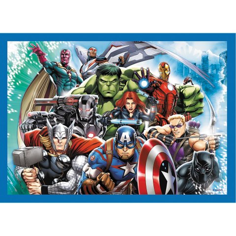 Puzzle - "4w1" - Odważni Avengersi / Disney Marvel The Avengers 34386