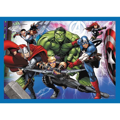 Puzzle - "4w1" - Odważni Avengersi / Disney Marvel The Avengers 34386