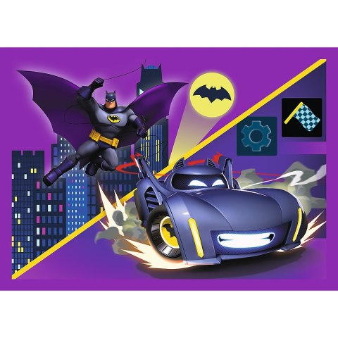 Puzzle - "4w1" - Poznaj Batwheels / Warner Batwheels 34658