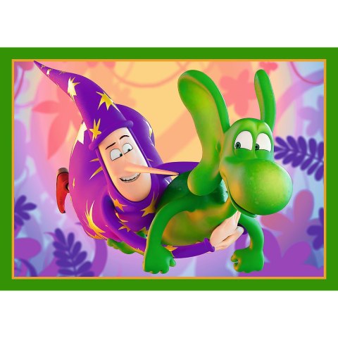 Puzzle - "4w1" Świat Smoka Diplodoka/ Human Film Smok Diplodok 34663